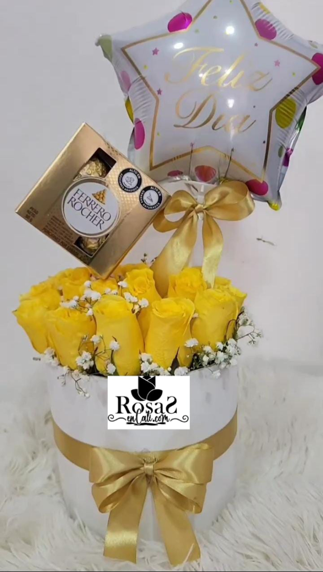 cilindro de flores en cali