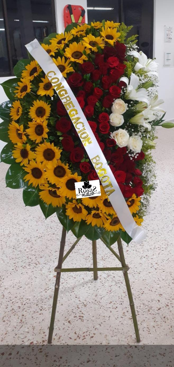 Fúnebre girasoles en cali