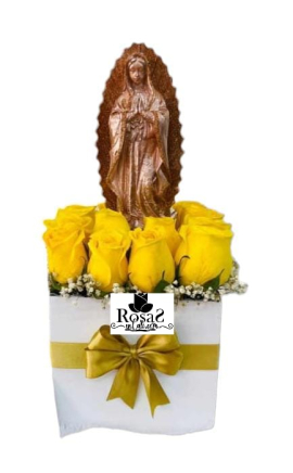 Arreglo con virgen 